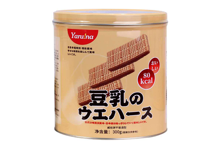 YARU!NA SOYA MILK WAFER BISCUITS 300G